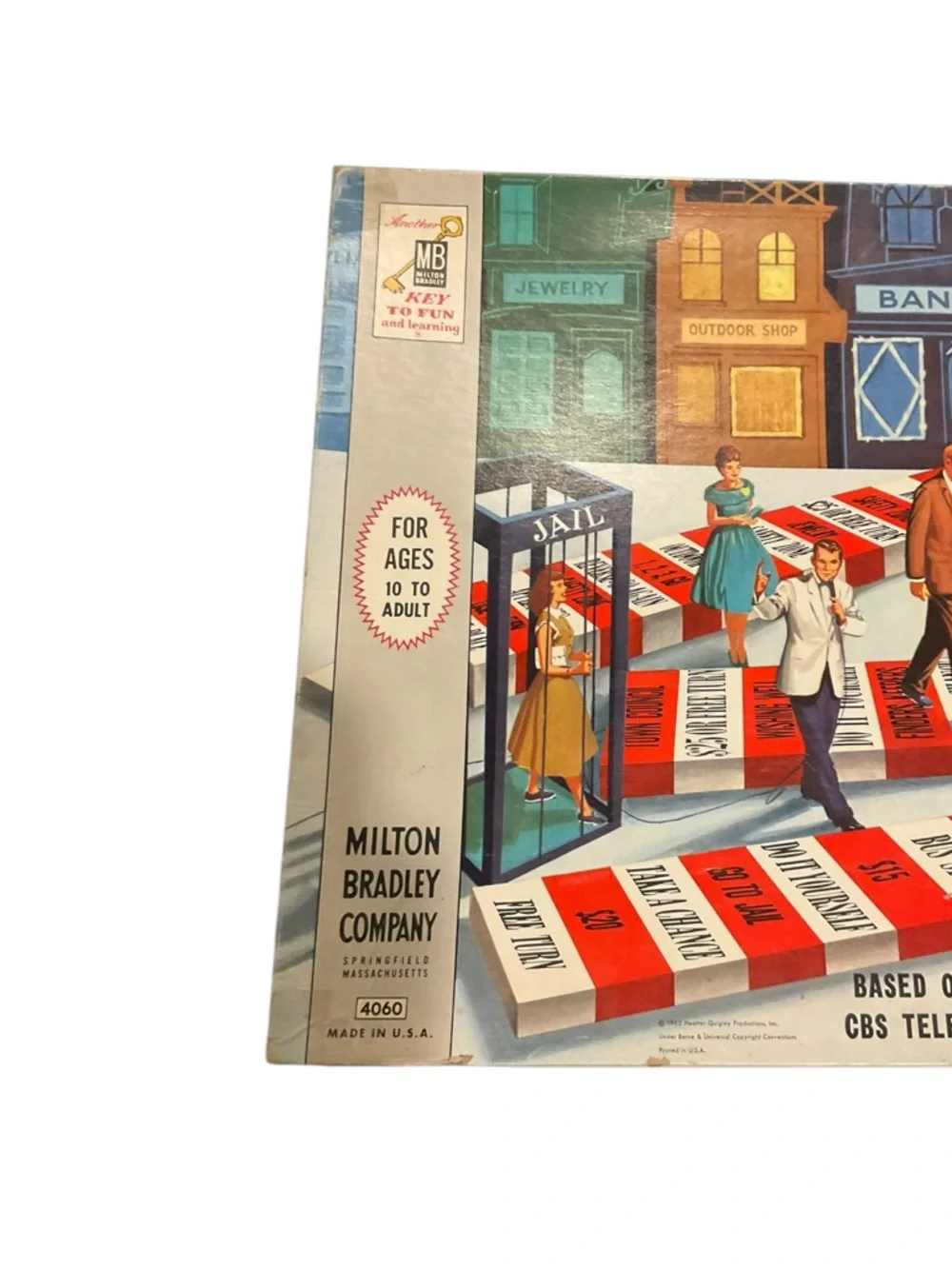 Source Unknown Video Village Board Game Box Red White Blue